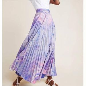 Anthropologie Siddhartha Bansal Marble-Dyed Maxi Skirt Size 4